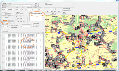 Output of request via xMap-Test tool