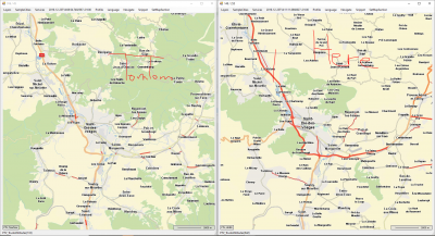 Region of Saint DIe Des Vosges. TOMTOM has way less attributes in this area compared to HERE