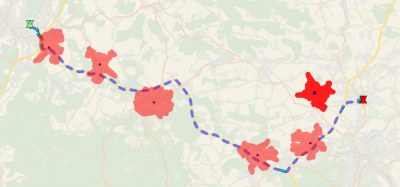 CorridorSearch.PNG (574.2 KiB) Viewed 16370 times several position's isochrones have been checked against the route...