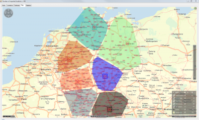 3 more territory centers in the middle of Germany