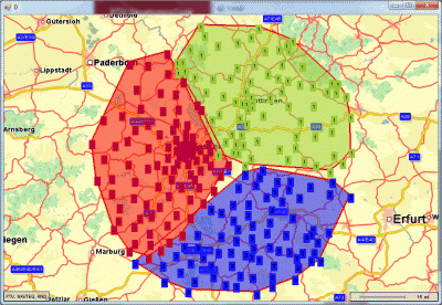 sample with 3 clusters