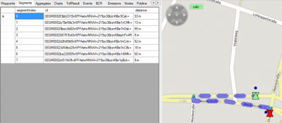 Route computed on xRoute2 (HERE)