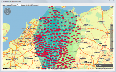 You can see the result also in the map