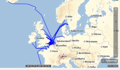 sub set of combined transports located in western Europe