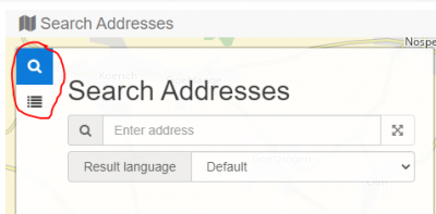 toggle betweeen single field (SearchByTextRequest) and multi field geocoding (SearchByAddressRequest)