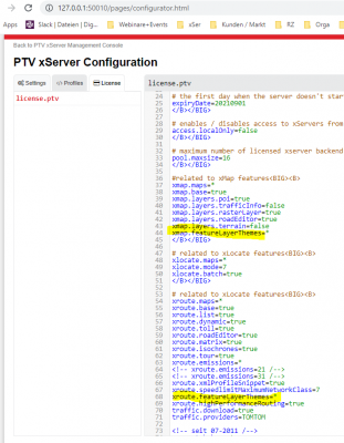 My xserver 1 license grants acces to all installed feature layers due to the wildcard