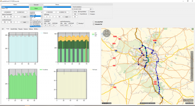 Here is a sample of 85 routings starting at <br />SAT 00:00, SAT 02:00, SAT ... FRI 20:00, FRI 22:00<br />You can see the different geometries depending on the time of the day (check the charts)...<br />(From F-Amiens to F-Nevers)