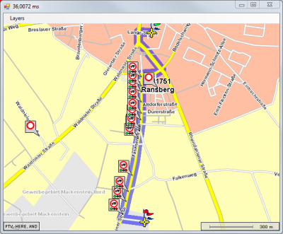 If the route is calculated against the restriction we are allowed to use the segments.
