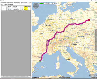 Barcelona to Warszawa:dropped from 12 seconds to 4.5 seconds calculation time