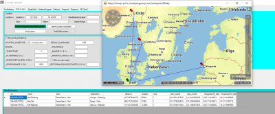 sample screenshot from an xlocate 1 testclient