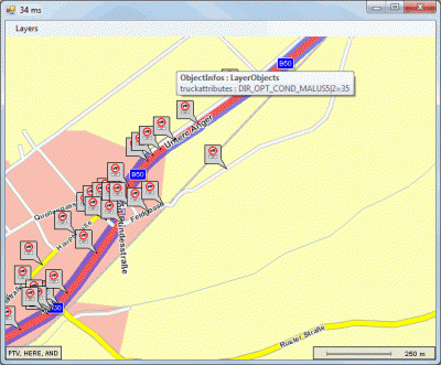 some segments on the route