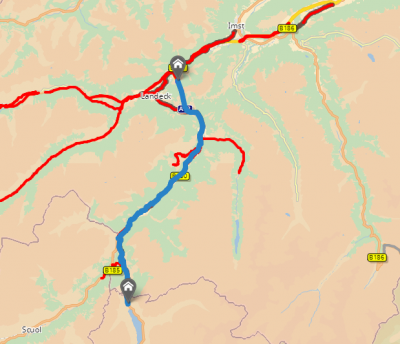 The second one is the current result we have with the new feature: truck is allowed to pass through route B180 (internal snapshot)