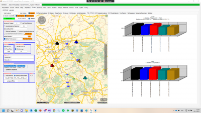 The centers determined via ExistingDistanceMatrix. The choice is different compared to the DirectDistance output