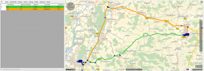 distTimeWeight.png (910.28 KiB) Viewed 50339 times shortest track (green) is not necessarily the fastest one. While the green track ist 73km andn therefore much shorter than the orange one (93km) the traveltimes are flipped: the green track requires much longer (+20minutes).