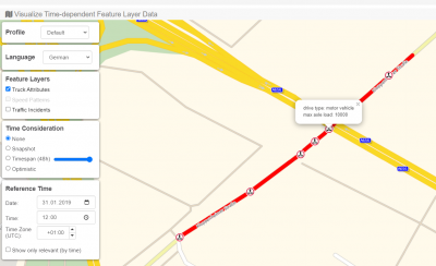 Here's an example of an axle based restriction (Kloppenheimer STraße between Mannheim and Heidelberg)