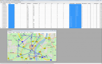 tour section - deliveries first.png (228.96 KiB) Viewed 6010 times With this approach I set Delivery orders to TourSection=2 and Pickup orders to 999. <br />Result: The vehicle is unloaded and once it is empty we start to collect things on our way back.<br />Priorities alternate up and down.<br />This is useful for CEP services who usually want to unload the vehicle and then start to pick the returns.