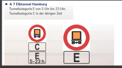 5:00-23:00 : category E, <br />outside that timeframe C