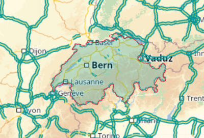 Political country such as Switzerland (available through Integration Unit Code &quot;CH&quot;)
