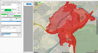 Industriepark Höchst - depending on the &quot;isDelivery Flag&quot;  the isochrone (3500m) reaches the area north west of the river (isDelivery==true) or not. I also disabled &quot;violations&quot; explicitly