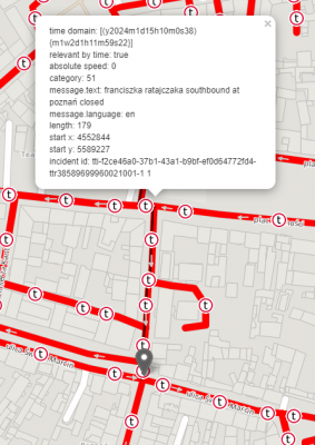 the inner city of Poznan in tewrms of &quot;PTV_TruckAttributes&quot;