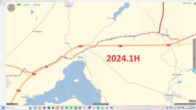 New highway S61 in Poland - not opened in 2024.1H