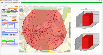 &quot;One cluster&quot; outpout : the pyramid is lated used as the representing route location of the group - in this case with an aggregated activity of 14'500