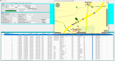 Reverse Geocoding on TOMTOM - that's tricky: the reverse geocoding does not distinguish between driveable and not driveable routes. Therefore the A143 is the nearest road and returned.