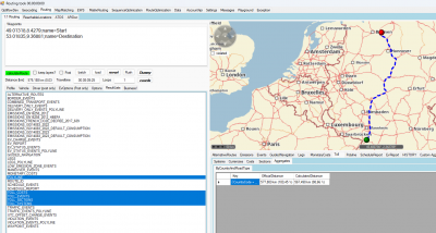 575,188 km = 100.0 % = Total Distance<br />567,490 km = 98,66 % = CalculatedDistance<br />577,800 km = 100,45 % = OfficialDistance