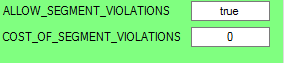 RoutingOptions<br />ALLOW_SEGMENT_VIOLATIONS = true<br />COST_OF_SEGMENTVIOLATIONS = 0