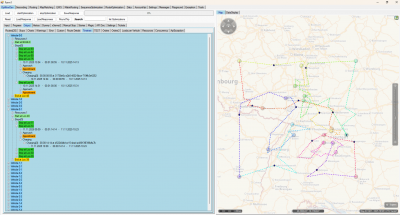 In the time tree I display the charging slot after the appointments. In the map a charging is displayed as a star symbol
