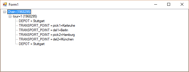 By applying the new ProductIncompatibility() {<br />incompatibilityType = ProductIncompatibilityType.NOT_AT_SAME_TIME,<br />productId1 = 1,<br />productId2 = 2<br />}<br />the server ensures that both products are not on the truck at the same time but he doesn't have to get back to the depot between the orders.