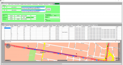 sample route with xRoute output