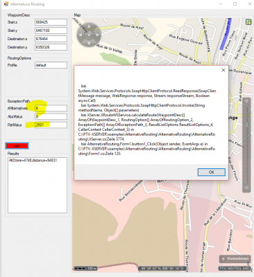 MALUS = 2501, segments of a previous call are forbidden which could cause an error due to &quot;no valid path found&quot;.