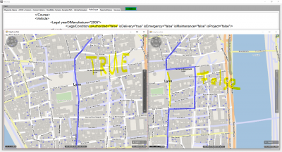 isAuthorized.PNG (858.08 KiB) Viewed 6088 times left track: isAuthorized==TRUE. Track leads straigth through the blocked road.<br />right track: isAuthorized==FALSE. Detour necessary because of the blocked road.