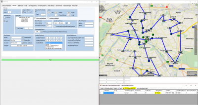 Optimization in Paris - distance matrix based on 12:00