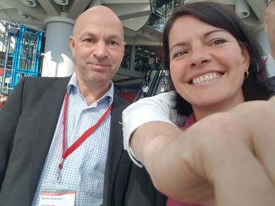 Stefan Kummer und Ira Steinhoff<br />PTV GROUP