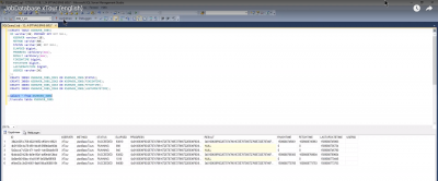 Screenshot from the video. Shows 3 active transations in the JOB database table and 3 successfully ended ones. https://www.youtube.com/watch?v=XAaY1qd7J4A