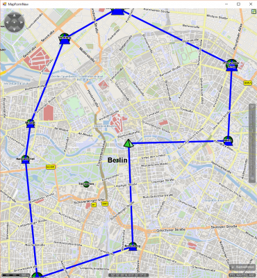 Prio Nicht Knapp.PNG (1.27 MiB) Viewed 4166 times In this example I gave the vehicle some more time so it was possible to perform the detour. The medium prio order is schedulde and both low prio order are sacrificed.