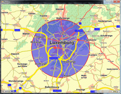 GeometryLayer based circle (filled area)