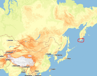 target region: the peninsula. Many sub regions over there are marked as &quot;not reacheable&quot; in the map. Our data department will check whether it makes sense to treat the region different in future maps.